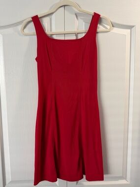90s Joule red mini dress